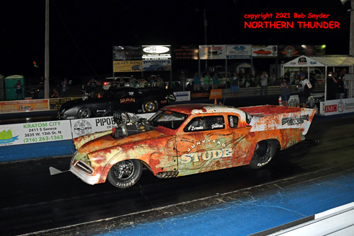 Brandon Sandlian - 'Junkyard Stude' (near lane) 
vs (far lane)